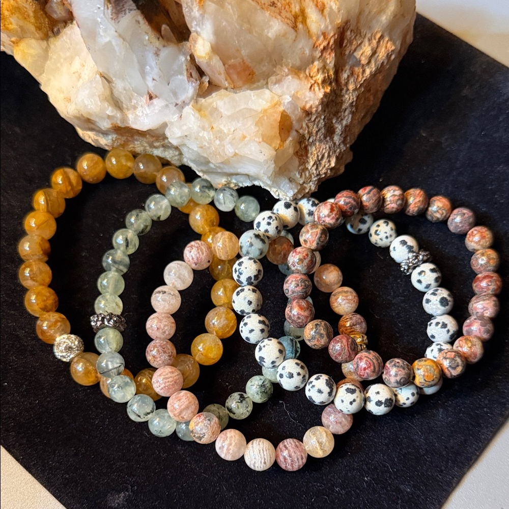 Multi-Color Beaded Bracelet Set - image 3